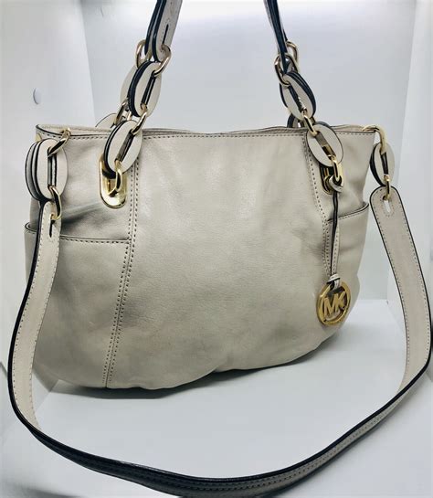 michael kors bags cream|leather tote bag Michael Kors.